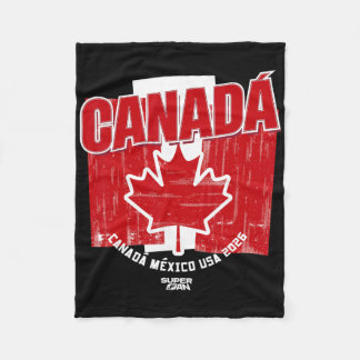 2026 Canada Soccer Fan Weltmeisterschaft  Fleecedecke