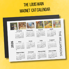 2026 Cats of Louis Wain Magnet Calendar