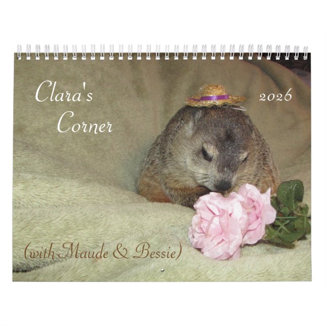 2026 Clara's Corner Groundhog Calendar F Kalender (Titelbild)