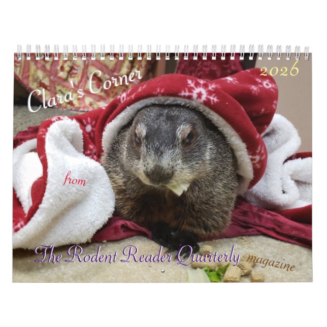 2026 Clara's Corner Groundhog Calendar G Kalender (Titelbild)