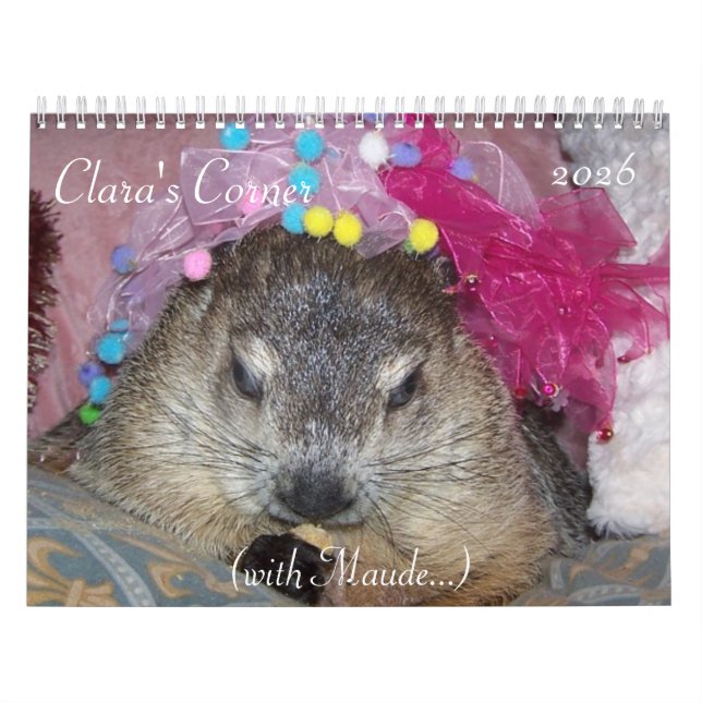 2026 Claras Corner Groundhog-Kalender A Kalender (Titelbild)
