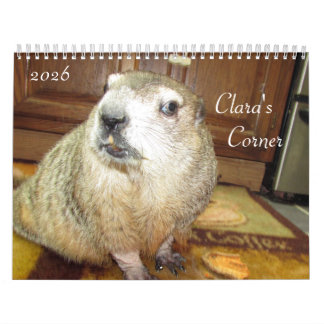 2026 Claras Corner-Waldmurmeltier-Kalender B Kalender