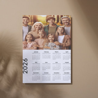 2026 Classic Full Bleed Calendar Fotodruck