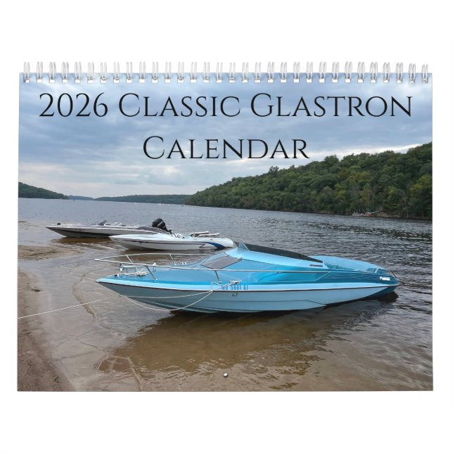 2026 Classic Glastron Calendar Kalender (Titelbild)