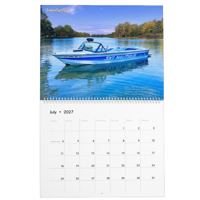 2026 CorrectCraftFan.com Annual Calendar Kalender (Jul 2027)