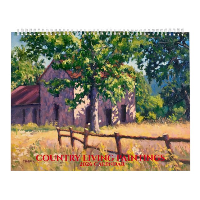 2026 Country Living Original Painting Calendar Kalender (Titelbild)