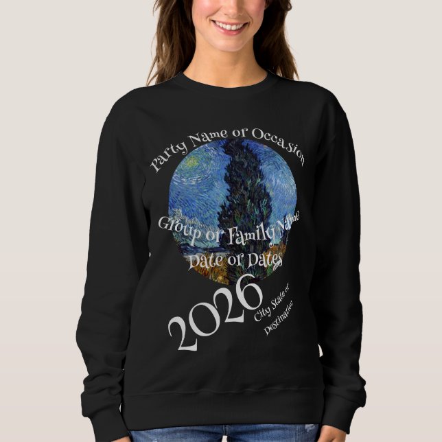 2026 Cruise Ship Vacation Destination Vacation Sweatshirt (Vorderseite)