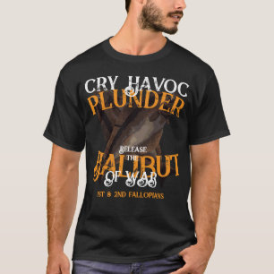 2026 Cry Havoc Plündern Heilbutt des Krieges T-Shirt