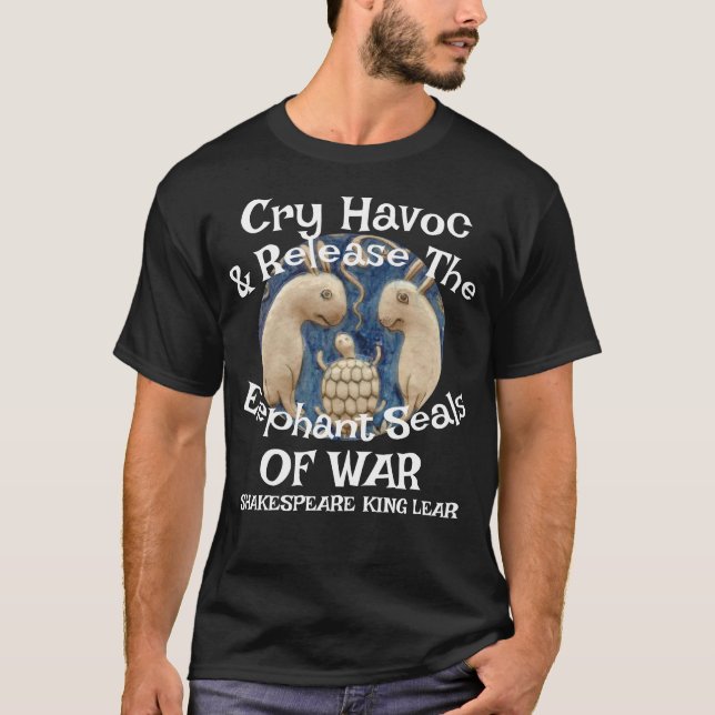 2026 Cry Havoc Release Elephant Seals War T-Shirt (Vorderseite)