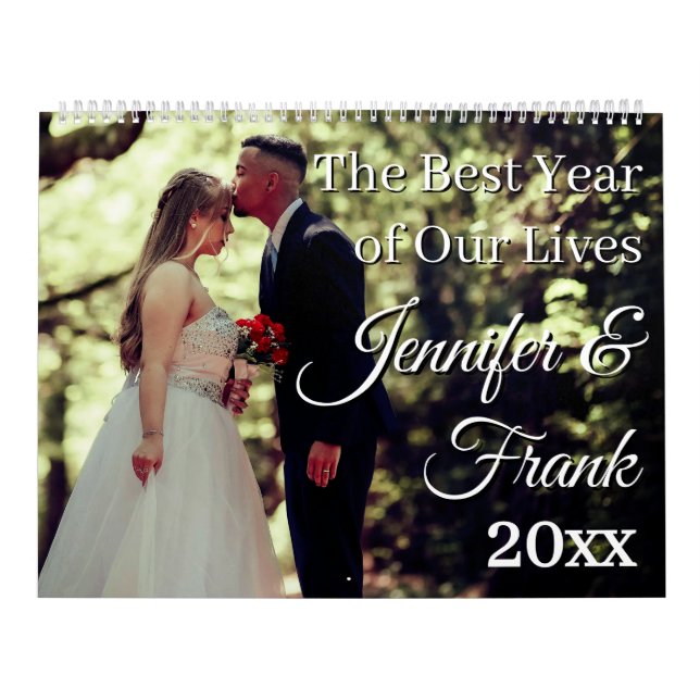 2026 Custom My Wedding Foto Chic Kalender (Titelbild)