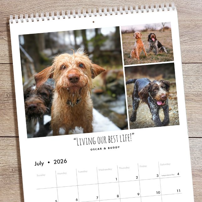 2026 Custom Photo Calendar Family Quotes Modern Kalender (Von Creator hochgeladen)