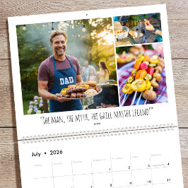 2026 Custom Photo Fun Family Quotes Modern Kalender