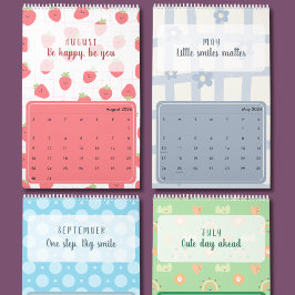 2026 Cute Quote Calendar Kalender