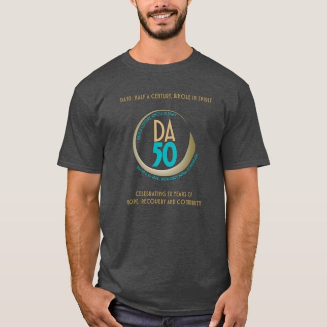 2026 D.A. Convention • 50. Jubiläums-T-Shirt T-Shirt (Vorderseite)