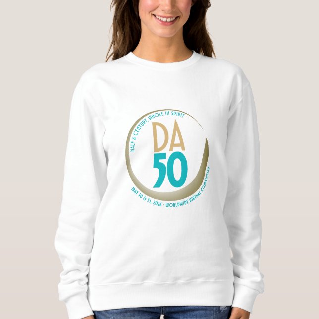 2026 D.A. Convention • 50th Anniversary Sweater Sweatshirt (Vorderseite)