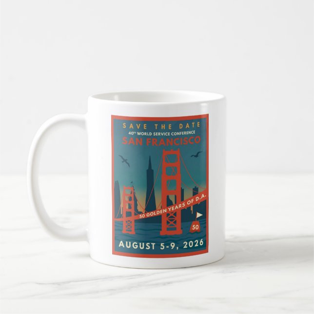 2026 D.A. WSC Gedenktasse Kaffeetasse (Links)