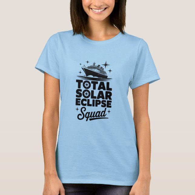 2026 Eclipse-Kreuzfahrt-Shirt Nautical Squad Tee (Vorderseite)