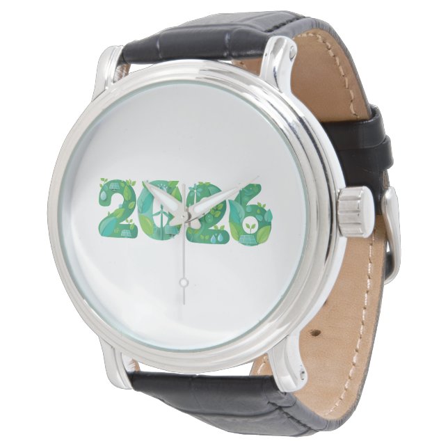 2026 Eco Green Energy Concept  Armbanduhr (Schrägansicht)