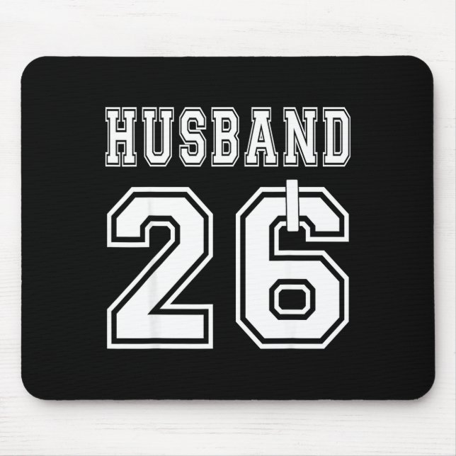2026 Ehemann Ehefrau Matching Verlobungsfeier Mousepad (Vorne)