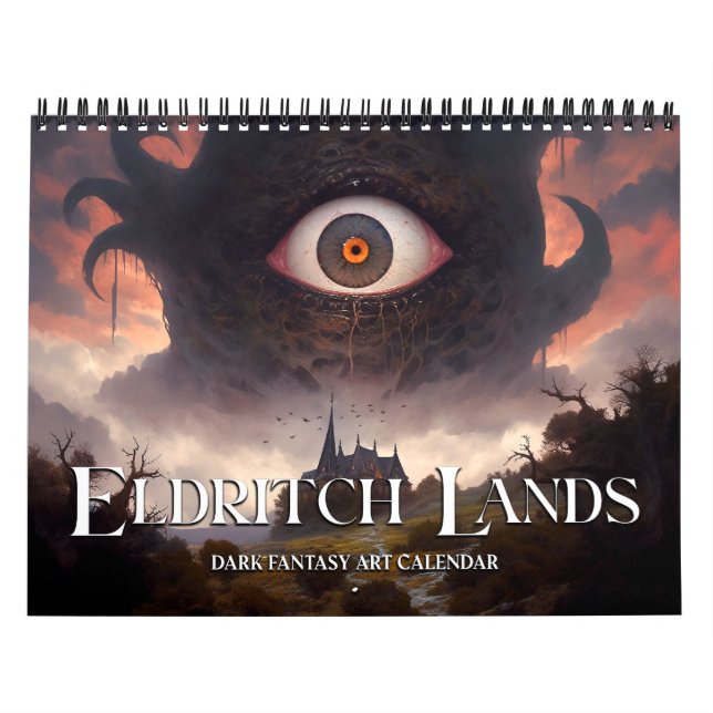 2026 Eldritch Lands 5 Dark Fantasy Horror Art Kalender (Titelbild)
