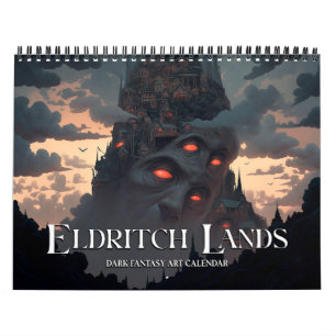 2026 Eldritch Lands 6 Dark Fantasy Horror Art Kalender