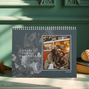 2026 Eleganter Stilvoller Floraler Künstlerischer Kalender