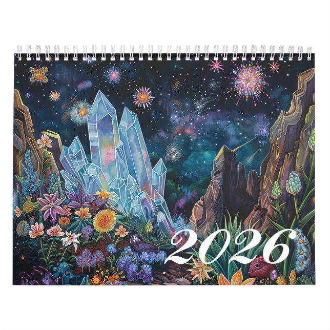 2026 Enchanted Celestial Mystic Art Kalender (Titelbild)