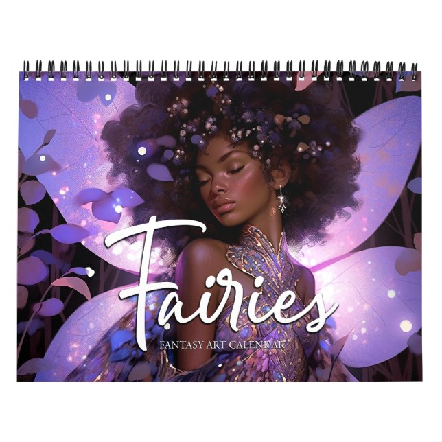 2026 Fairies 3 Fantasy Art Calendar Kalender (Titelbild)