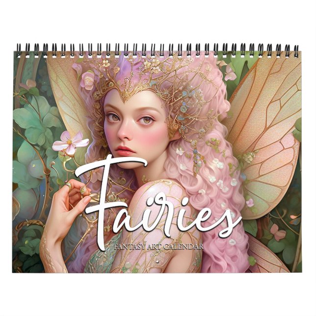 2026 Fairies 4 Fantasy Art Calendar Kalender (Titelbild)