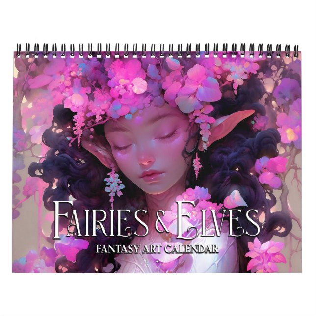 2026 Fairies & Elves Fantasy Art Kalender (Titelbild)