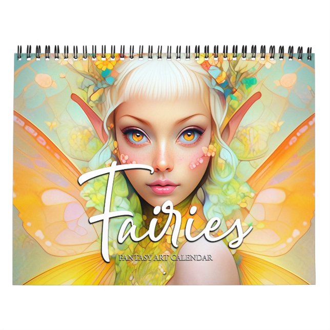 2026 Fairies Fantasy Art Kalender (Titelbild)