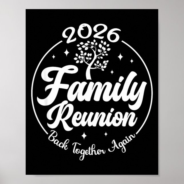 2026 Family Reunion Back Together Again Reunion Ma Poster (Vorne)