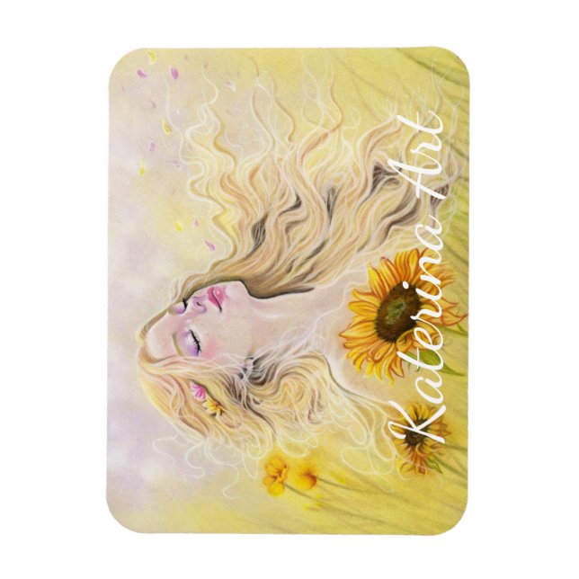 2026 Fantasy-Kunstkalender Magnet (Vertikal)