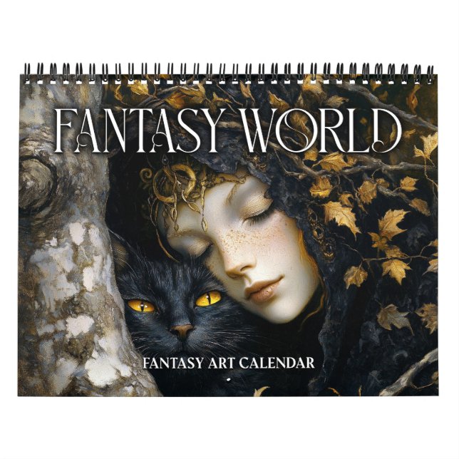 2026 Fantasy World Fantasy Art Kalender (Titelbild)