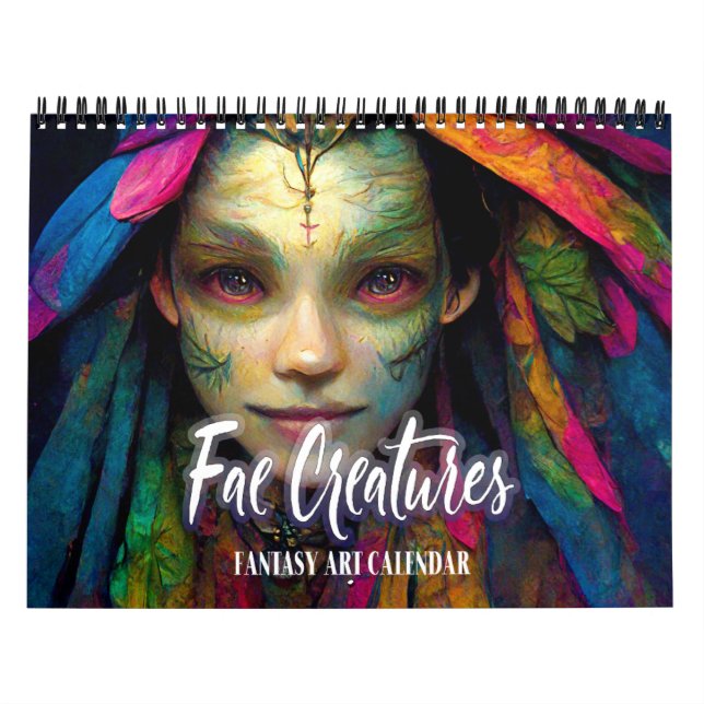 2026 Fee Kreaturen Fantasy Art Kalender (Titelbild)