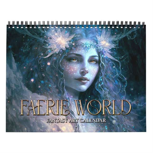 2026 Fee World 3 Fantasy Art Calendar Kalender (Titelbild)