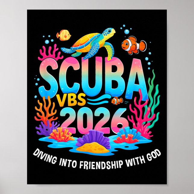 2026 Ferienbibelschule Tauchen in Freundschaft Poster (Vorne)