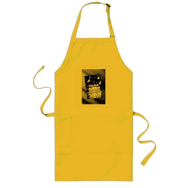2026 Festive Custom Celebration Kitchen Apron Lange Schürze (Vorne)