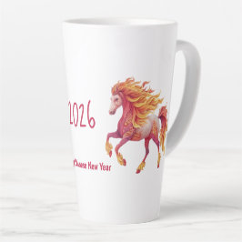 2026 Fiery Horse – Happy Chinese New Year Milchtasse