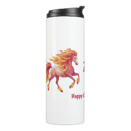 2026 Fiery Horse – Happy Chinese New Year Thermosbecher