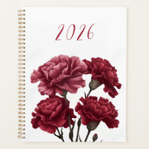 2026 Florale Damen-Planerin Planer