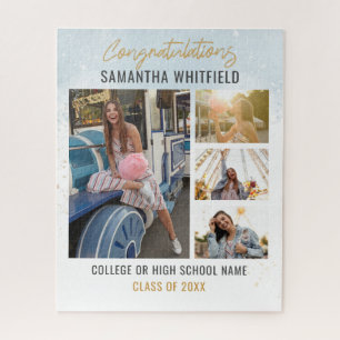 2026 Foto-Collage Moderne Abschlussfeier Puzzle