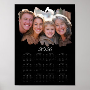 2026 Foto ganzjährig Mauerkalender hinzufügen Poster