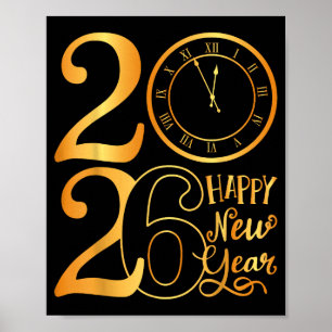 2026 Frohes Neues Jahr Poster