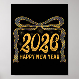 2026 Frohes Neujahrs-Bogen-Feuerwerk Desi Poster