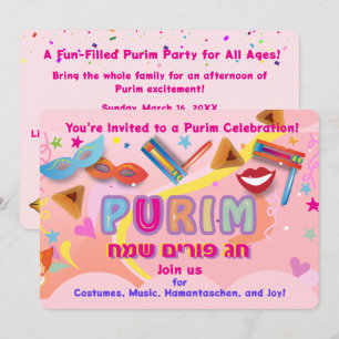 2026 Frohes Purim-Fest Einladung