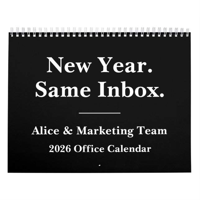 2026 Funny Office – Inbox Humor Kalender (Titelbild)