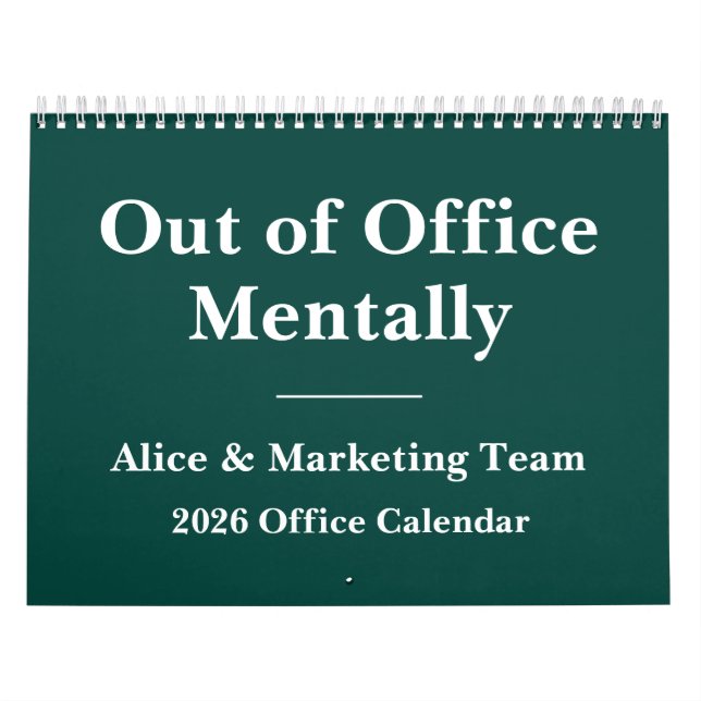 2026 Funny Office Sarcastic Quotes Kalender (Titelbild)