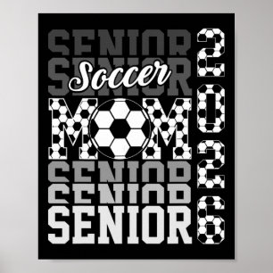 2026 Fußball-Abschlussklasse-Mama-Abschluss-Passen Poster