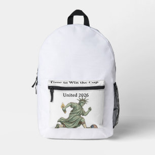2026 Fußball-Fan-Rucksack: Lady Liberty beim Warmm Bedruckter Rucksack